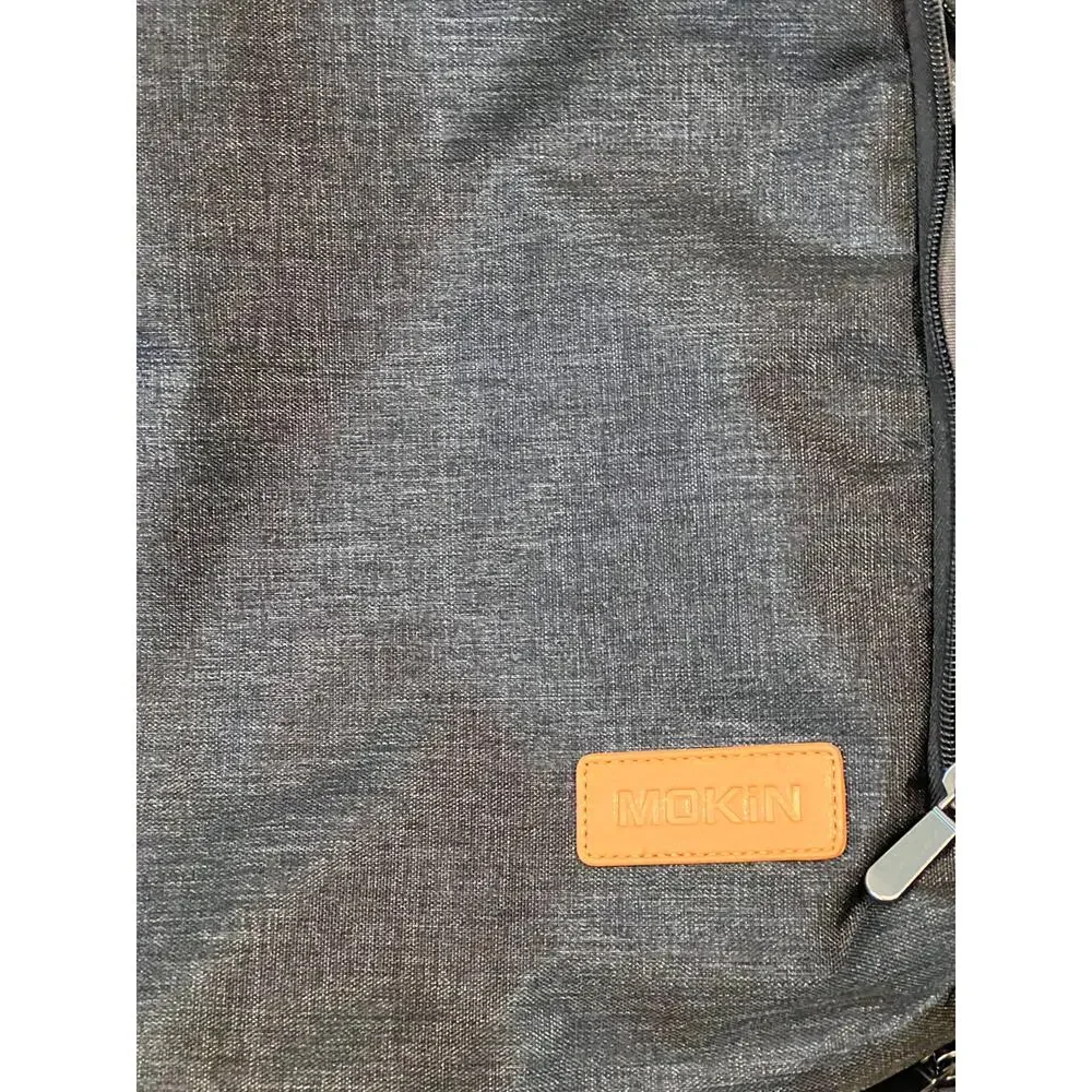 Mokin Gray Clamshell Computer Backpack XL